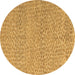 Round Machine Washable Abstract Brown Modern Rug, wshabs5152brn