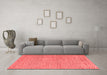 Modern Red Washable Rugs