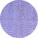 Round Machine Washable Abstract Blue Modern Rug, wshabs5152blu