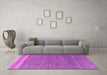 Machine Washable Abstract Purple Modern Area Rugs in a Living Room, wshabs5153pur