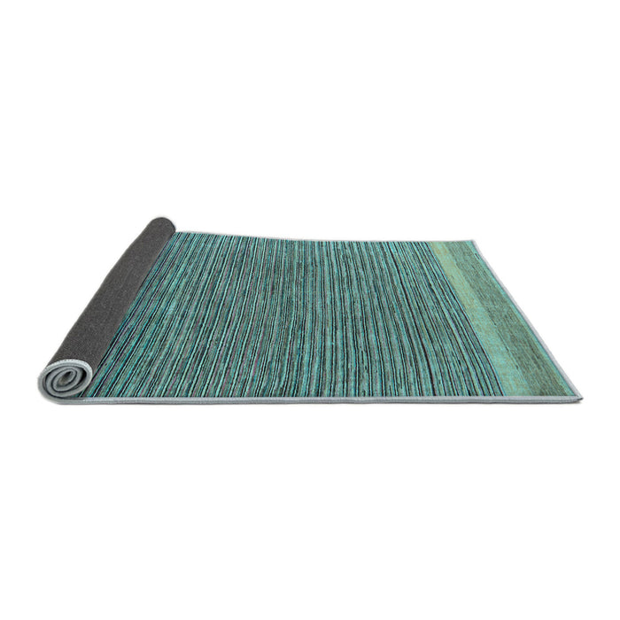 Sideview of Abstract Light Blue Modern Rug, abs5153lblu