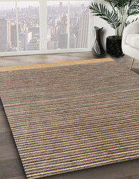 Abstract Brown Modern Rug, abs5154