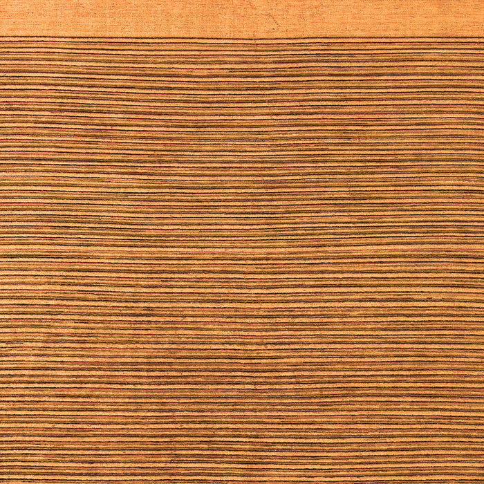 Square Machine Washable Abstract Orange Modern Area Rugs, wshabs5154org