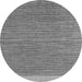 Round Abstract Gray Modern Rug, abs5154gry