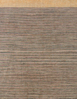 Square Abstract Brown Modern Rug, abs5154