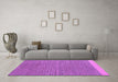 Machine Washable Abstract Purple Modern Area Rugs in a Living Room, wshabs5154pur