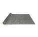 Sideview of Abstract Gray Modern Rug, abs5154gry