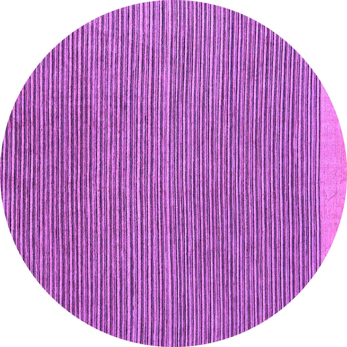 Round Abstract Purple Modern Rug, abs5154pur