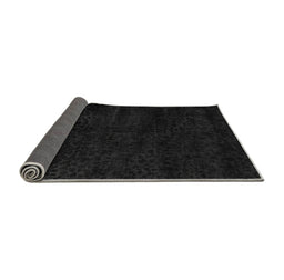 Sideview of Abstract Gray Modern Rug, abs5155gry