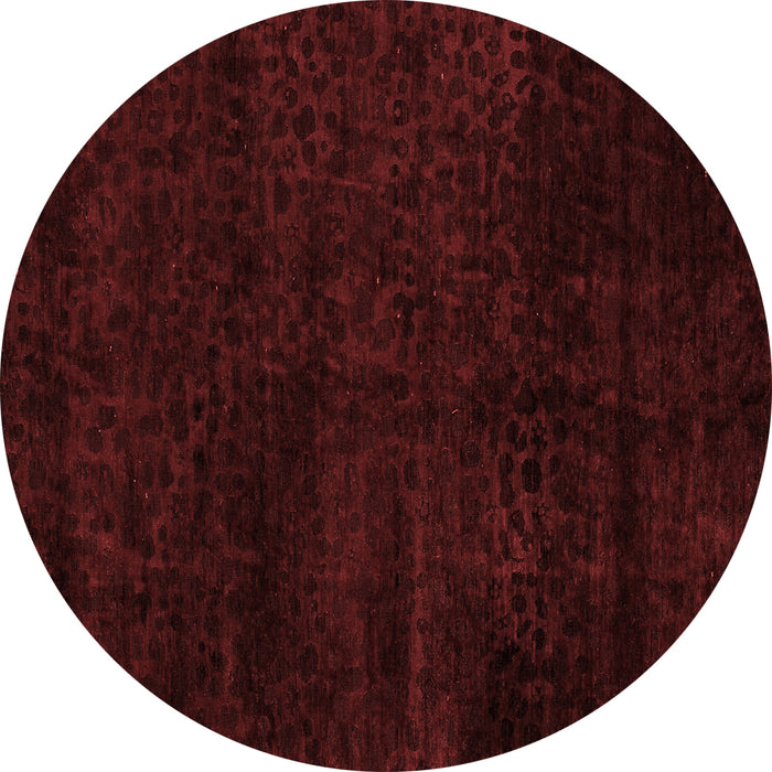 Machine Washable Abstract Red Modern Rug, wshabs5155red