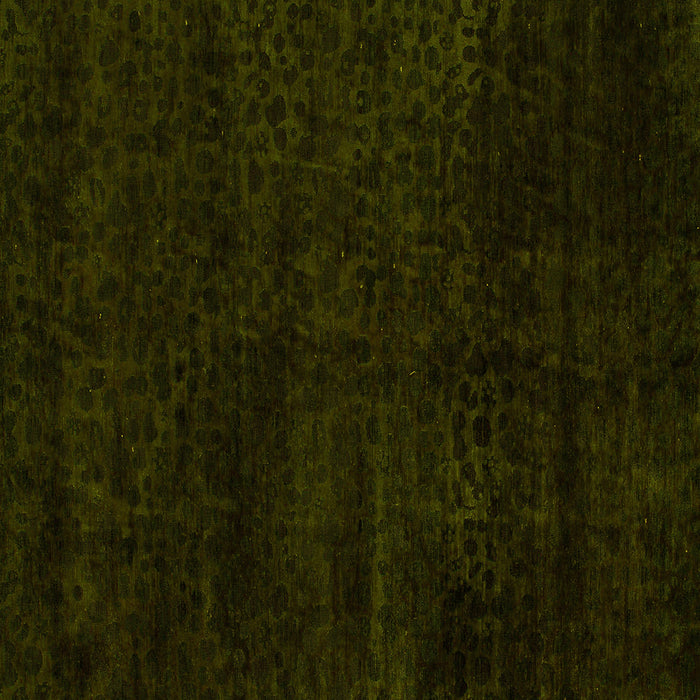 Square Machine Washable Abstract Yellow Modern Rug, wshabs5155yw