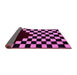 Sideview of Abstract Pink Modern Rug, abs5156pnk