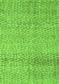 Abstract Green Modern Rug, abs5157grn