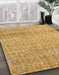 Abstract Sedona Brown Modern Rug in Family Room, abs5157