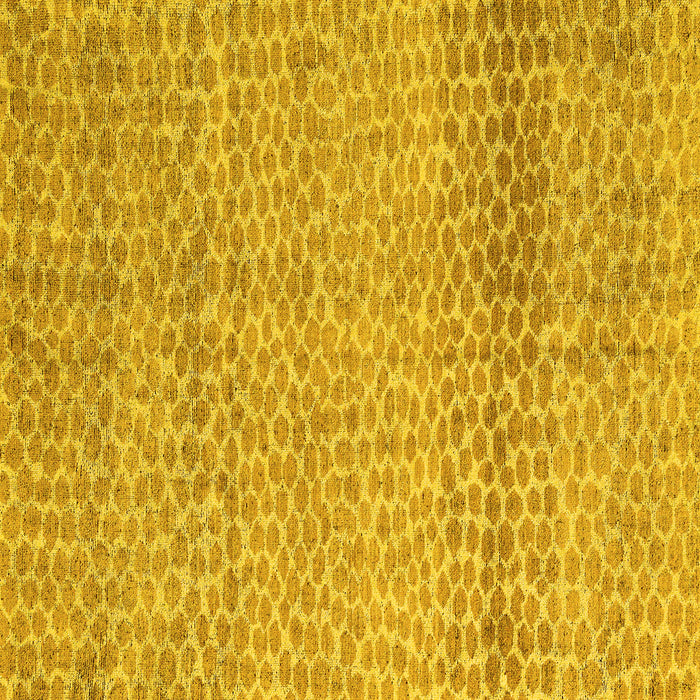 Square Machine Washable Abstract Yellow Modern Rug, wshabs5157yw