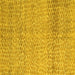 Square Machine Washable Abstract Yellow Modern Rug, wshabs5157yw