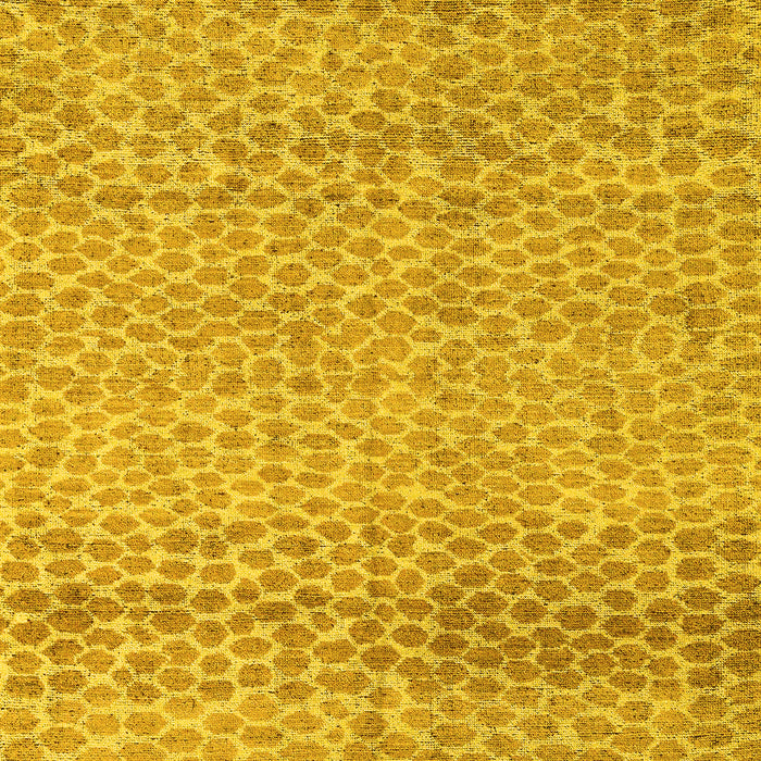 Machine Washable Abstract Yellow Modern Rug, wshabs5157yw