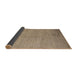 Sideview of Abstract Brown Modern Rug, abs5158