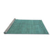 Sideview of Machine Washable Abstract Light Blue Modern Rug, wshabs5158lblu