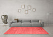 Modern Red Washable Rugs