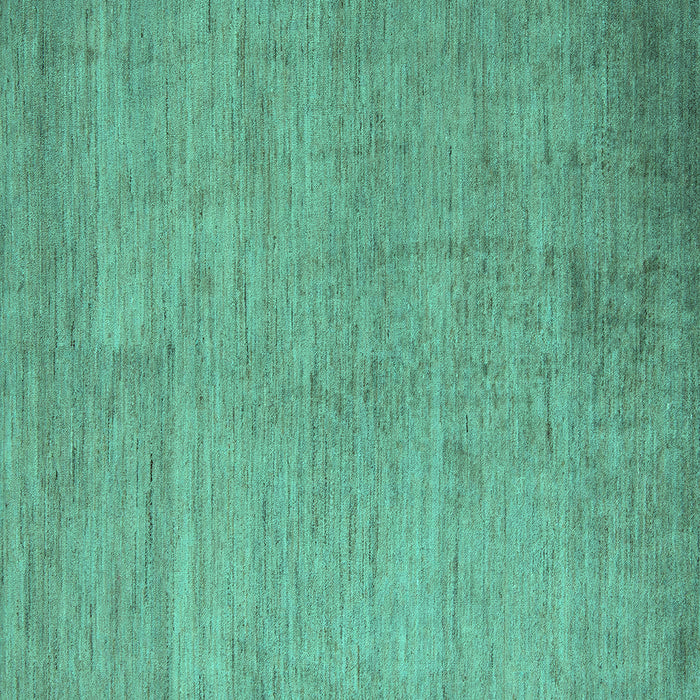 Square Machine Washable Abstract Turquoise Modern Area Rugs, wshabs5158turq
