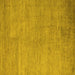 Square Abstract Yellow Modern Rug, abs5158yw