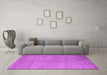 Machine Washable Abstract Purple Modern Area Rugs in a Living Room, wshabs5158pur