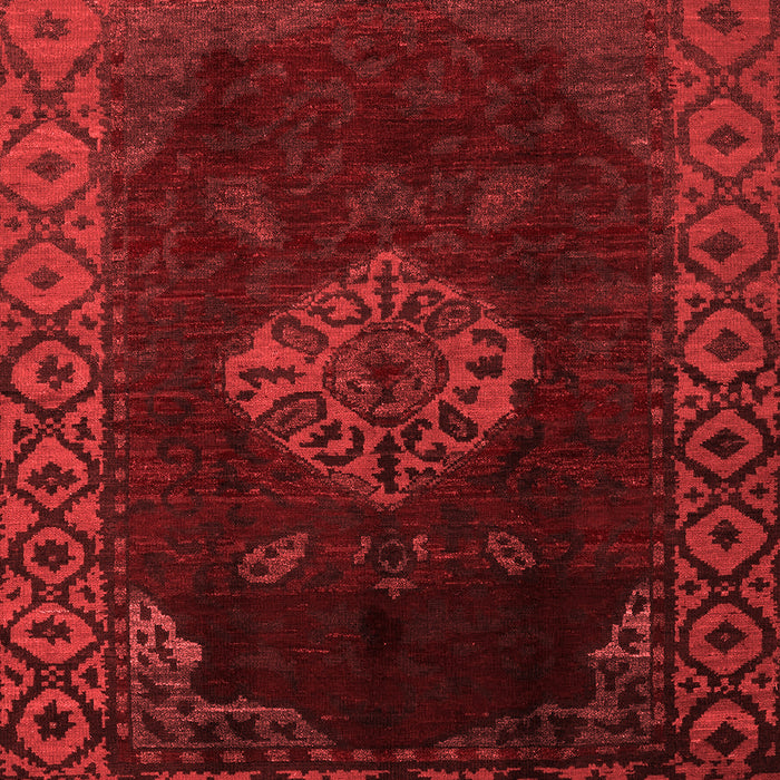 Machine Washable Abstract Red Modern Rug, wshabs5159red