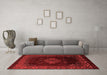 Modern Red Washable Rugs