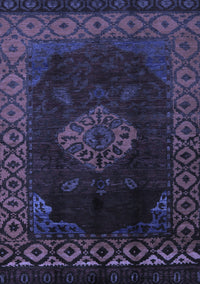 Abstract Blue Modern Rug, abs5159blu