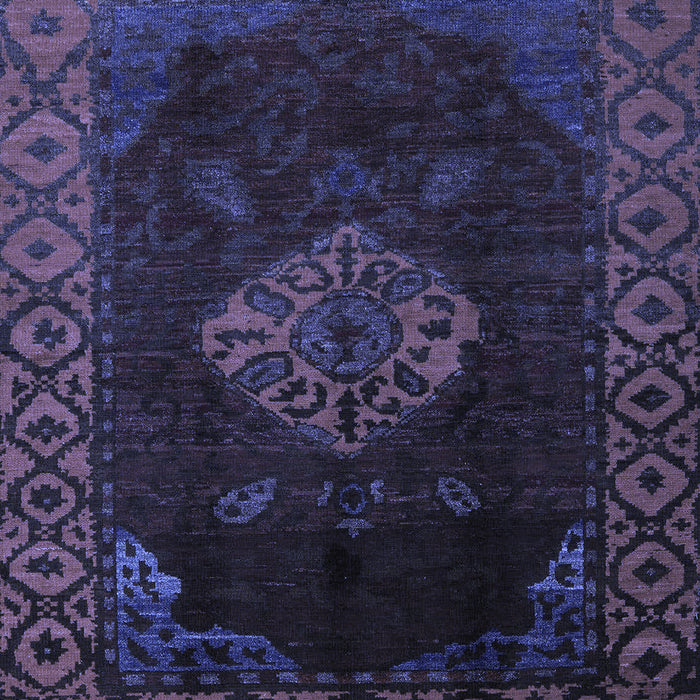 Abstract Blue Modern Rug, abs5159blu