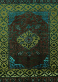 Abstract Turquoise Modern Rug, abs5159turq