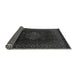 Sideview of Abstract Gray Modern Rug, abs5159gry