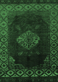 Abstract Emerald Green Modern Rug, abs5159emgrn