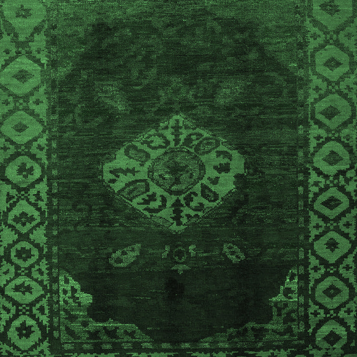 Abstract Emerald Green Modern Rug, abs5159emgrn