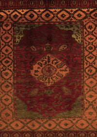 Abstract Orange Modern Rug, abs5159org