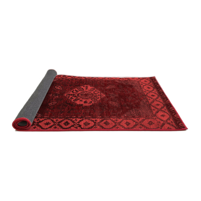 Abstract Red Modern Area Rugs