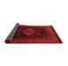 Abstract Red Modern Area Rugs