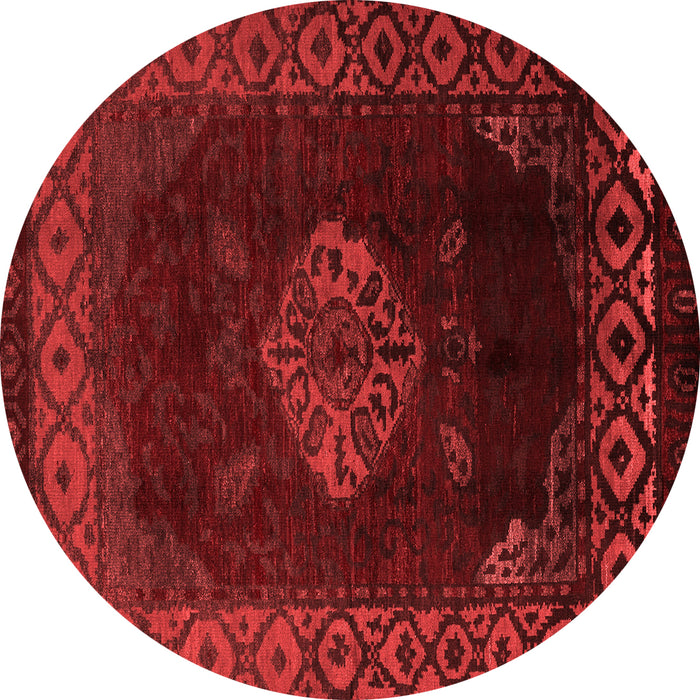 Machine Washable Abstract Red Modern Rug, wshabs5159red