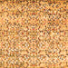 Square Abstract Orange Modern Rug, abs515org