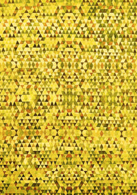 Abstract Yellow Modern Rug, abs515yw