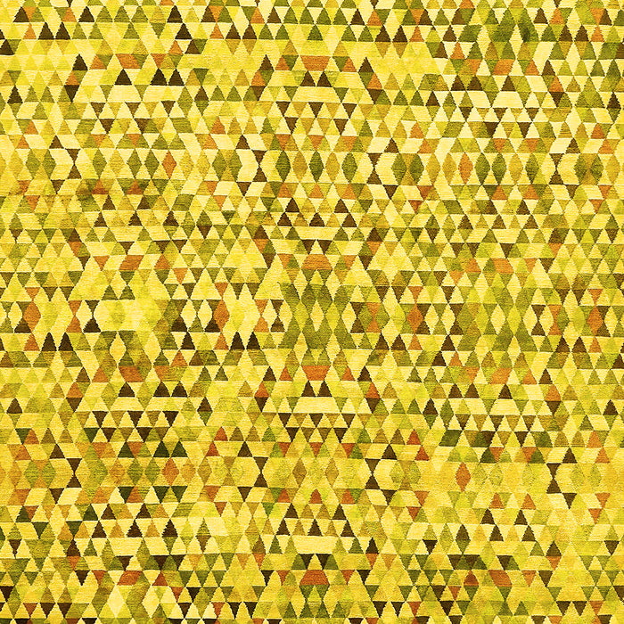 Machine Washable Abstract Yellow Modern Rug, wshabs515yw