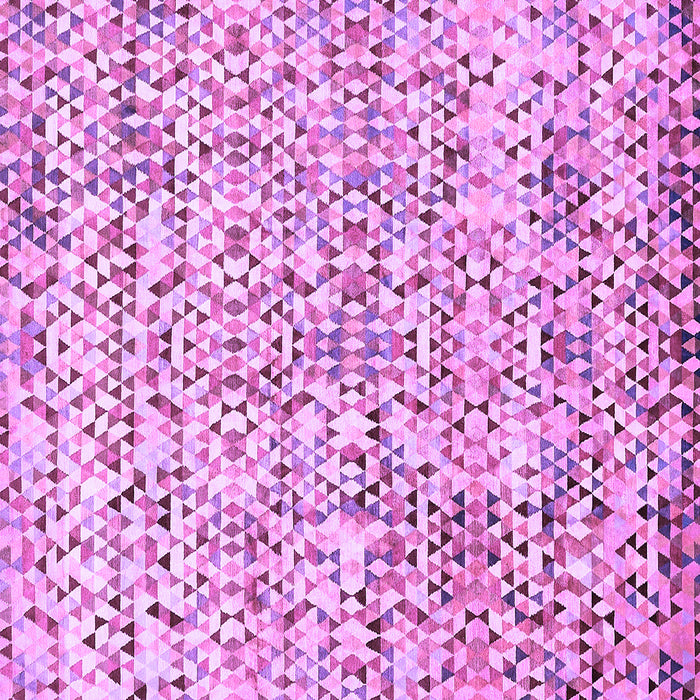 Square Machine Washable Abstract Purple Modern Area Rugs, wshabs515pur