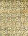 Machine Washable Abstract Brown Gold Rug, wshabs515