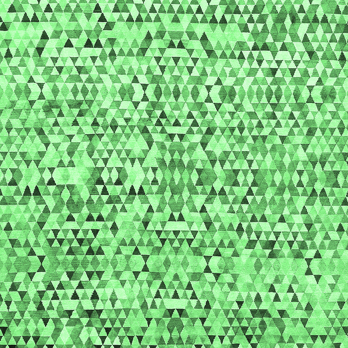 Machine Washable Abstract Emerald Green Modern Area Rugs, wshabs515emgrn