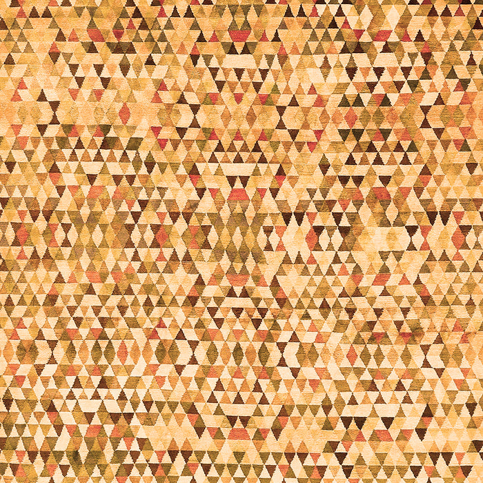Abstract Orange Modern Rug, abs515org
