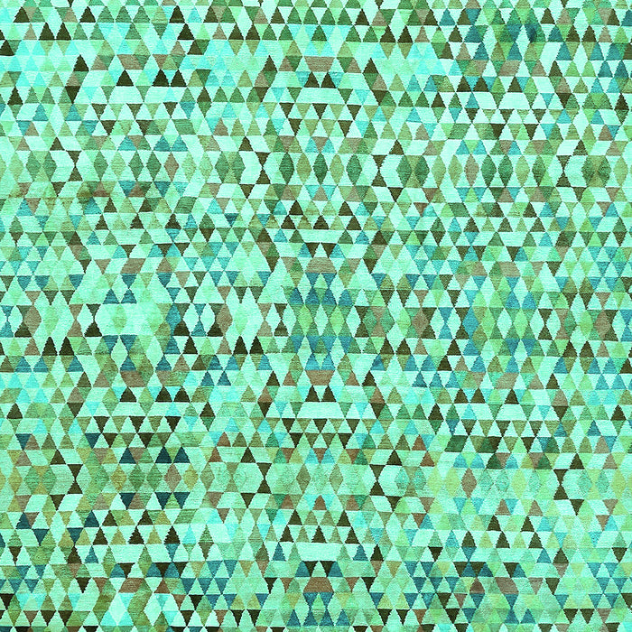 Abstract Turquoise Modern Rug, abs515turq