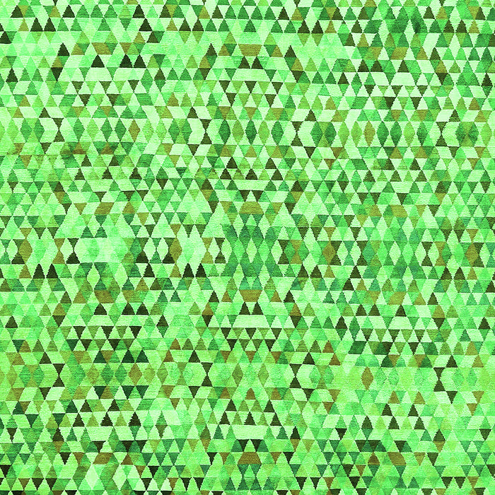 Machine Washable Abstract Green Modern Area Rugs, wshabs515grn