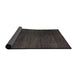 Sideview of Abstract Gray Modern Rug, abs5160