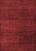 Abstract Red Modern Area Rugs